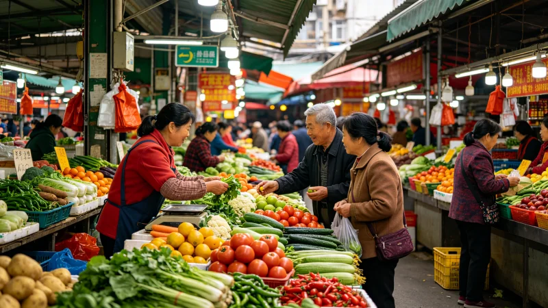 分享：周末去菜市场，我感受到了生活的烟火气（真实经历）