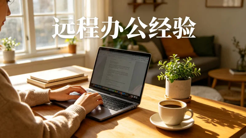 远程办公一年，我总结了这些经验
