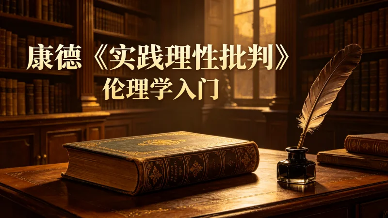 《实践理性批判》：伦理学入门的最佳选择