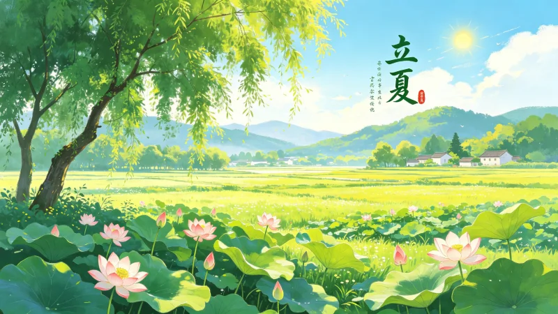 立夏回老家：妈妈晒了一院子被子
