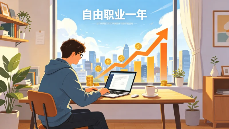 随笔：自由职业一年，收入翻了三倍但是