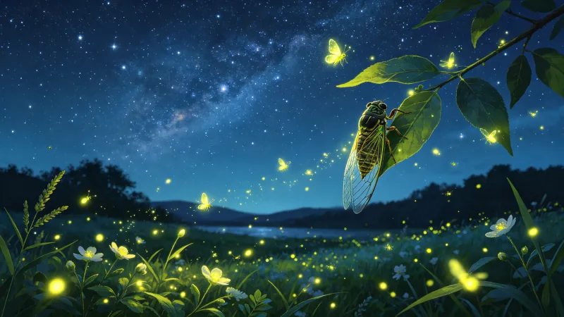 夏天的夜晚：星空、虫鸣与美好回忆