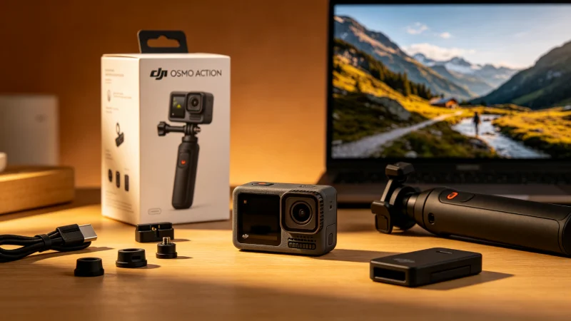 大疆OSMO Action开箱：第一印象和使用体验
