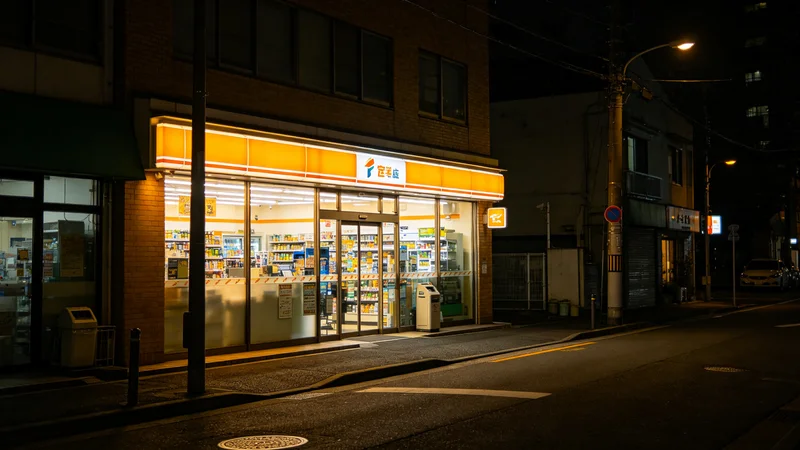 深夜的便利店，是城市里最温暖的地方