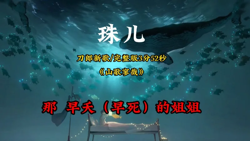 2020年第6周：《珠儿》- 刀郎