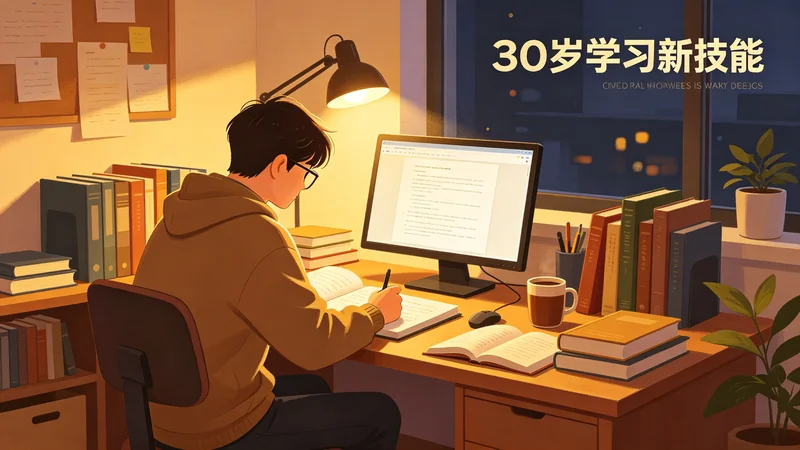 随笔：三十岁才开始学新东西，晚不晚（真实经历）