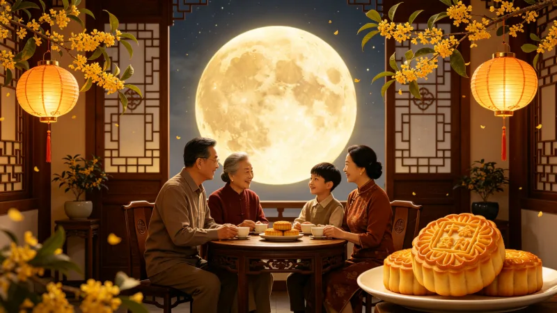 中秋节：月圆人团圆