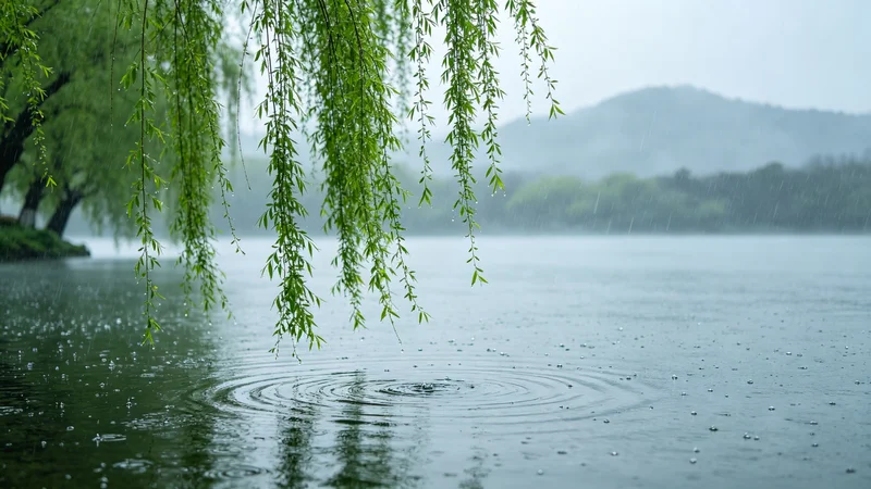 雨水回老家：妈妈晒了一院子被子