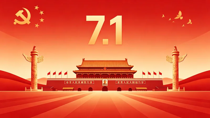 建党节：7月1日，铭记历史