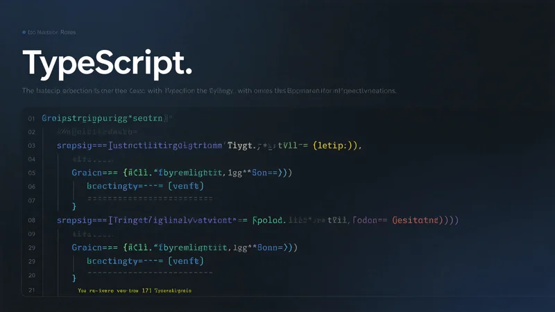 TypeScript 5.0+面试题：我被问到的那些问题