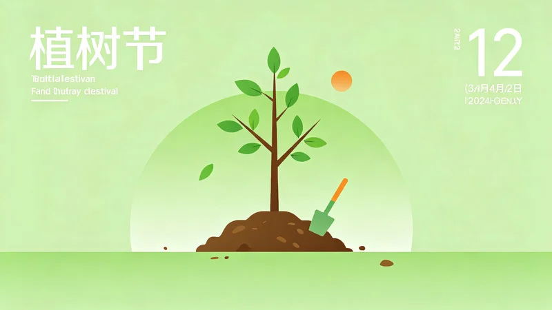 植树节：3月12日，种下希望