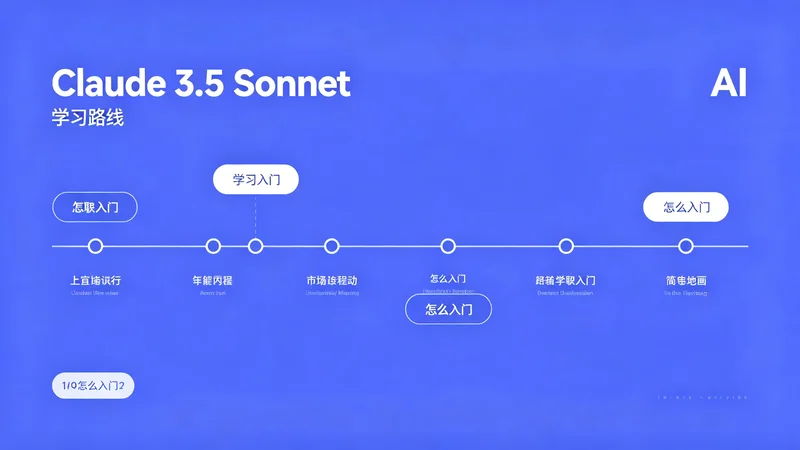 Claude 3.5 Sonnet学习路线：我是怎么入门的
