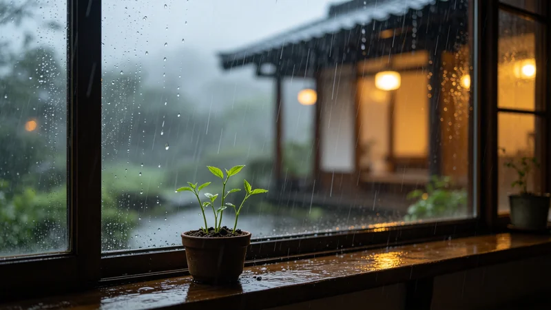雨水时节读《活着为了什么》：季节与文字的共鸣