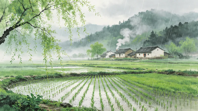 谷雨时节读《谷雨的细雨》：雨水与文字的交汇