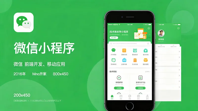 微信小程序来了，前端开发者的机会还是危机？
