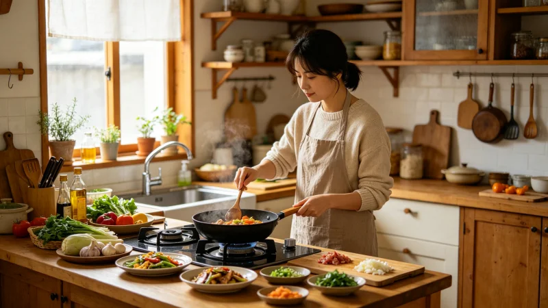 做饭的乐趣：从厨房小白到家常菜高手