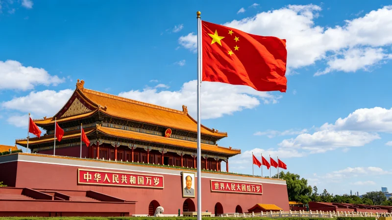 国庆出游记：在人山人海中看了场升旗